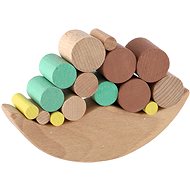 Teddies Balancing wood with 16 pieces - Brain Teaser