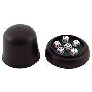 Throwing dice 6 pcs with cup - Tabletop Game 