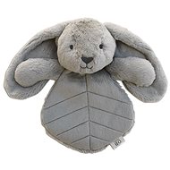 OB Designs Mazlík plyšový králíček Grey - Baby Sleeping Toy
