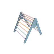 WoodAndHearts Montessori Pickle Triangle Large Grey Pastel - Children's Climbing Frame
