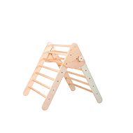 WoodAndHearts Montessori Pickle Triangle Large Natural Wood - Children's Climbing Frame