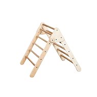 WoodAndHearts Montessori háromszög alakú mászóka - Small Natural Wood - Mászóka