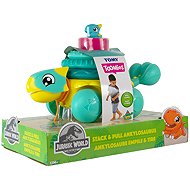 Tomy Buildable Ankylosaurus - Push and Pull Toy