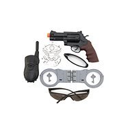 Teddies Policajná súprava pištoľ 19 cm - Detská pištoľ