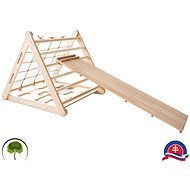 Woodisio Triangle triangle - Mateo Triangle with large plate - Children's Climbing Frame