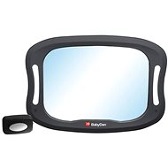 BabyDan Adjustable rear-view mirror with LED lighting - Baby Car Mirror