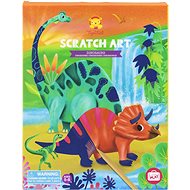 Tiger Tribe Coloring page Scratch Art Dinosaurs - Scratch Pictures