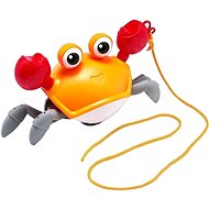 Bavytoy Cute walking crab on a stretch - Push and Pull Toy