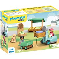 1.2.3: Stánek s biopotravinami a vysokozdvižný vozík - Baby Toy