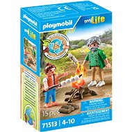 Playmobil 71513 Tábortűz pillecukorral - Figura szett