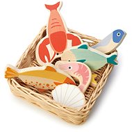 Tender Leaf Fish and Seafood Basket - Toy Kitchen Food