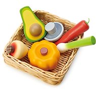 Tender Leaf Vegetable Veggie Basket Set - Toy Kitchen Food