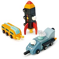 Tender Leaf Children's Construction Toy Space Race - Building Set