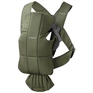 Babybjörn Mini Dark Green Woven - Baby Carrier