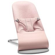 Babybjörn Bliss 3D Jersey Light Pink pihenőszék, világosszürke konstrukció - Pihenőszék