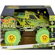 Hot Wheels RC Monster Trucks Gunkster svítící ve tmě 1:15 - Remote Control Car