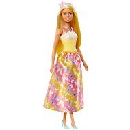 Barbie Rozprávková princezná žltá - Bábika