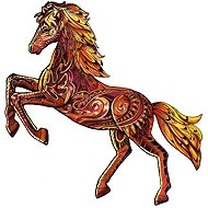 Eureka Wild Horse - Wooden Puzzle
