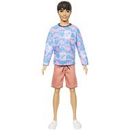 Barbie Modell Ken - kék/rózsaszín pulóver - Játékbaba