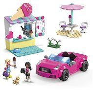 Mega Barbie Kabriolet a stánek se zmrzlinou - Building Set