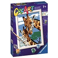 Ravensburger 236152 CreArt Roztomilé žirafy - Painting by Numbers