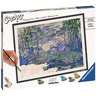 Ravensburger 236510 CreArt Claude Monet: Lekníny - Painting by Numbers