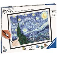 Ravensburger 235186 CreArt Vincent van Gogh: The Starry Night - Painting by Numbers