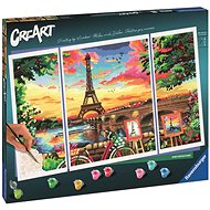 Ravensburger 201341 CreArt On the banks of the Seine - Painting by Numbers