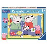 Ravensburger 57054 Prasiatko Peppa s kamarátkou - Puzzle