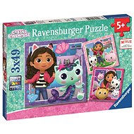 Ravensburger 56590 Gabby's Dollhouse 3x49 pieces - Jigsaw Puzzle