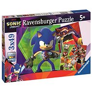 Ravensburger 56958 Sonic Prime 3x49 pieces - Jigsaw Puzzle