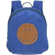 Lässig Tiny Backpack Cord Little Gang Smile blue - Kis hátizsák