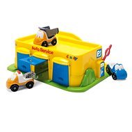 Dantoy Fun Cars autoservis s autíčky - Toy Garage