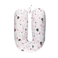 Bomimi Ados Hearts pink/grey - Nursing Pillow