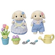 Sylvanian Families Flower Set and Siblings Flora Rabbit - Figure