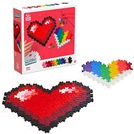 Plus-Plus Skládej podle čísel - Srdce - Toy Jigsaw Puzzle