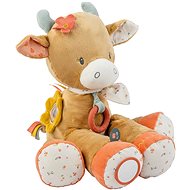 Nattou Mila, Zoe & Lana Mila the Cow 45 cm with 6 activities - Baby Rattle