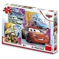 Dino Cars: Freunde 3 × 55 Stück - Puzzle