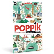 POPPIK Educational sticker poster Around the world - Kids Stickers