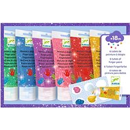 Djeco Finger paints in tube glitter - Fingerpaints
