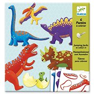 Djeco Puppets Dinosaurs - Creative Kit