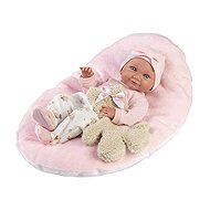Llorens 73808 New Born Girl - realistic baby doll with all-vinyl body - 40 cm - Doll