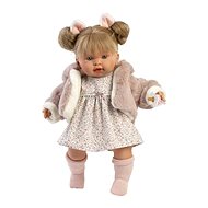 Llorens 42282 Alexandra - realistic doll with sounds and soft fabric body - 42 cm - Doll