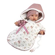 Llorens 63650 New Born - realistic baby doll with sounds and soft fabric body - 36 cm - Doll