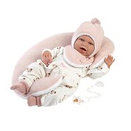 Llorens 74104 New Born - realistic baby doll with sounds and soft fabric body - 42 cm - Doll