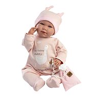Llorens 74108 New Born - realistic baby doll with sounds and soft fabric body - 42 cm - Doll