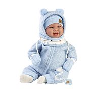 Llorens 84479 New Born - realistic baby doll with sounds and soft fabric body - 44 cm - Doll