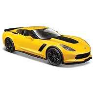 Maisto 2015 Corvette Z06, yellow - Metal Model