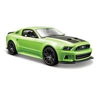 Maisto 2014 Ford Mustang Street Racer matná zelená 1:24 - Toy Car
