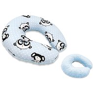 COSING Minky Pandy dots blue - Travel Pillow